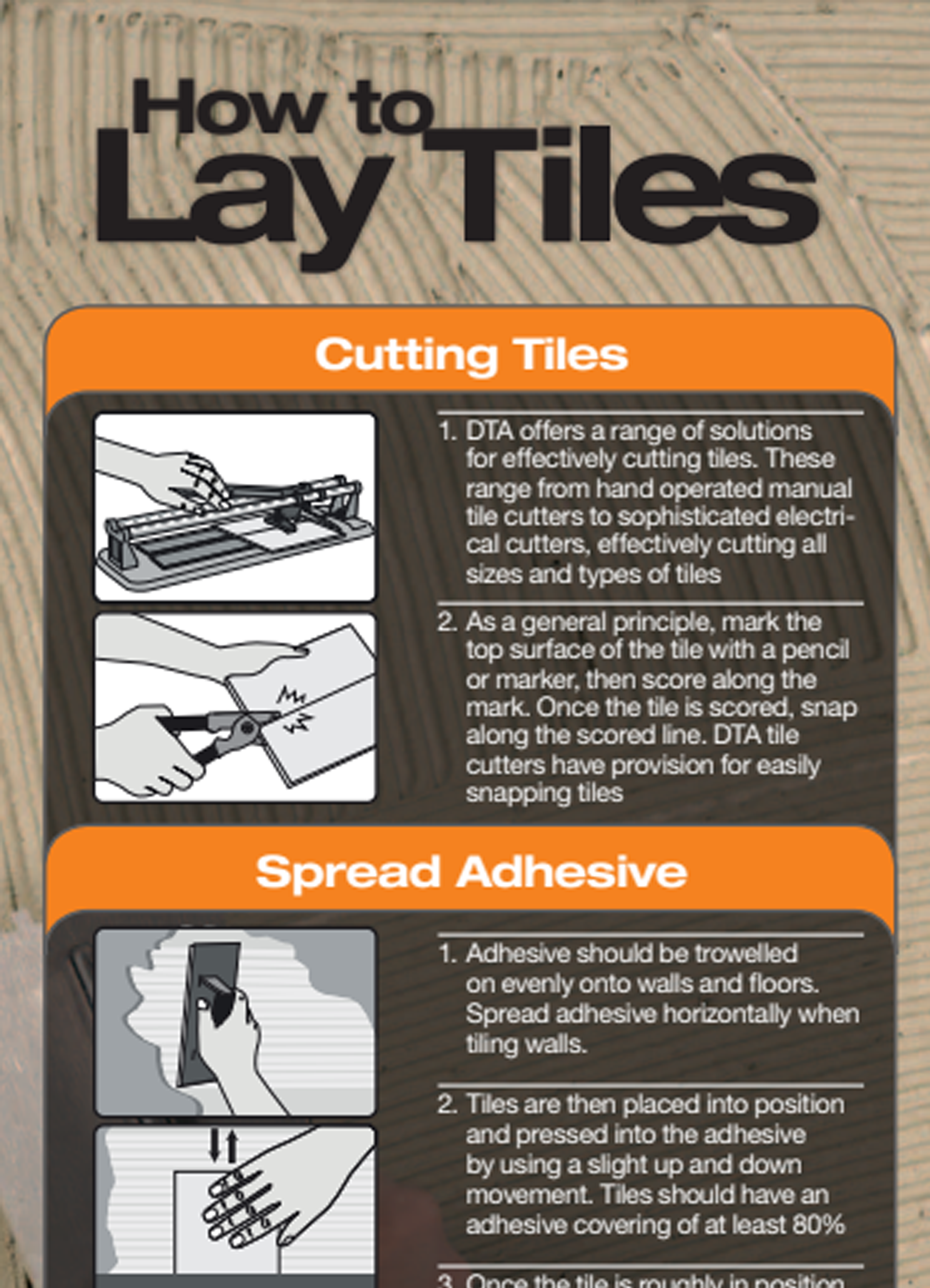 How to Lay Tiles Brochure